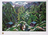 Kricher. Mountain Landscape from Clavadel