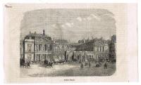 Пале-Рояль (Palais-Royal). Гравюра. Франция, 1850 гг