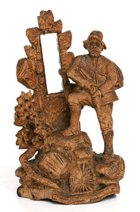 Статуэтка "Охотник" (дерево, резьба), Россия, первая половина XX века