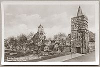 Brandenburg (Havel), St. Gotthardtkirche. Rathenower Tor u. Turm. Фотооткрытка