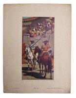 На арене. Репродукция (начало ХХ века), Россия