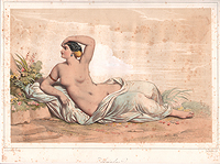 Ариадна. Литография (середина XIX века), Франция