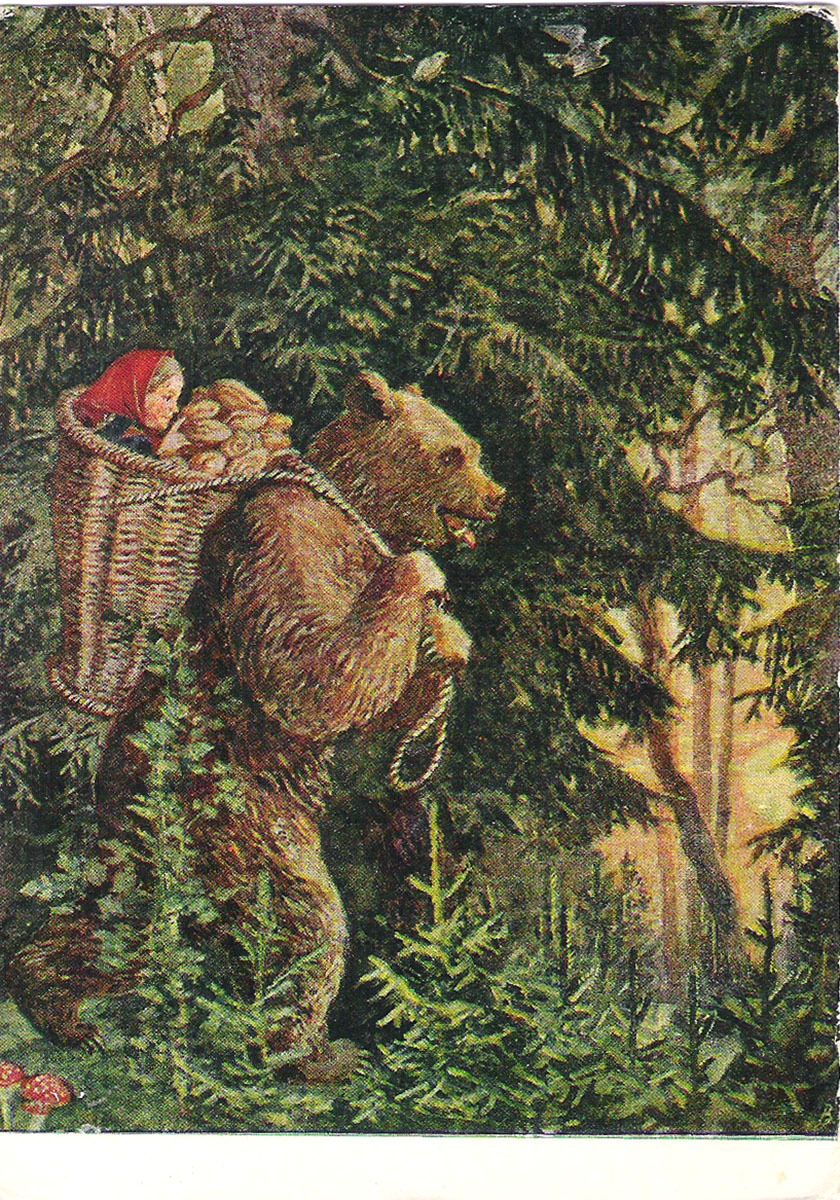Маша и медведь иллюстрации к сказке художников