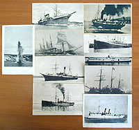 Русские корабли. Комплект № 3. 10 открыток