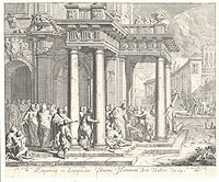 "Respondit ei Languidus Domine Hominem Non Habeo" (гравюра, Фландрия, конец XVII века)
