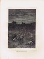 Караван с трупами. Ксилография. Германия, Берлин, 1880 год