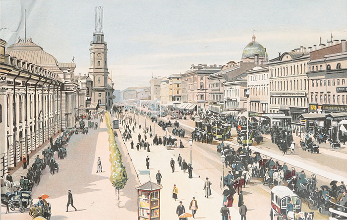 Санкт петербург в середине 19 века