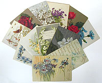 Цветы. Комплект из 12 открыток