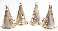 Тушители для свечей. Набор из 4-х штук. Металл, ковка. XX век
