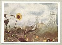 Китай. Аньшанский металлургический комбинат. Открытка