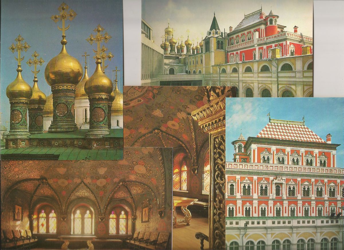 Орнамент росписи теремного дворца московского кремля