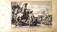 Ветхий Завет. Битва Иеффая с Аммонитянами. Резцовая гравюра, офорт. Нидерланды, Амстердам, 1659 год