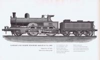 Гравюра West End Engraving Co Ltd Паровоз No. 3105. Ксилография. Англия, Лондон, 1964 год