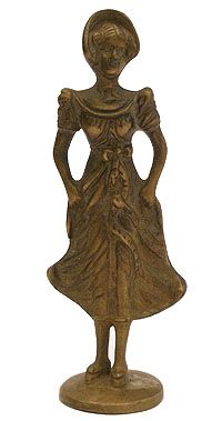 Статуэтка "Девушка" (бронза, литье, Западная Европа, начало XX века)