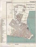 Военно-топографический план города Таганрога. Карта Купить в Москве с ...