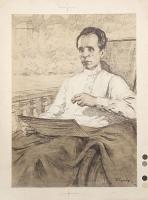 Портрет Н. Островского. Литография (пробный оттиск). СССР, конец 30-х гг. ХХ века