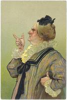 Портрет тещи. Открытка