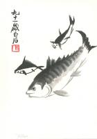 Рыбы. Рисунок. Китай, середина ХХ века