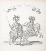 Персидский паж и его оруженосец. Офорт, резец. Испания, вторая половина XVII века