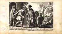 Новый Завет. Отчёт владельца пяти талантов. Резцовая гравюра, офорт. Нидерланды, Амстердам, 1659 год