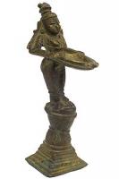 Статуэтка "Богиня плодородия" (Бронза, литье, прочеканка - Индия, 30-е годы ХХ века)