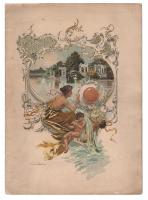 Программа празднеств в Петергофе. 1898 год