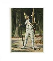 Охотник- гренадер. Фототипия. Германия, конец XIX века