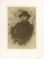 Портрет В. В. Матэ. Офорт (конец XIX века), Россия