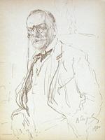 Портрет. Литография (начало XX века), Россия