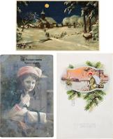 "С Рождеством!", комплект из 3 открыток