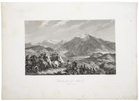 "Bataille de Rivoli, 15 Janvier 1797", Карл Верне. Офорт. Франция, начало XIX века