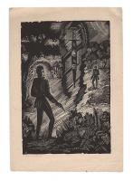 Дуэль. Ксилография (первая половина ХХ века), СССР