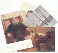 Лев Толстой. Комплект из 4 открыток