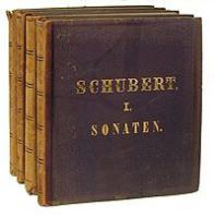 Franz Schubert. Sonaten. Klavierstucke. Chorische musik. Lieder. В четырех книгах