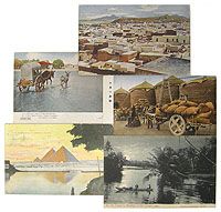 Экзотические страны (Комплект из 5 открыток)