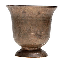 Стакан. Медь, литье. Российская Империя, начало XX века