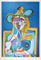 Михаил Шемякин "Трансформация с Пикассо" (Transformation de Picasso). Литография. Лист №4. Франция, Carpentier, 1991 год
