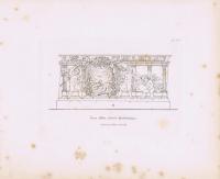 Гравюра Генри Мозес Древний (античный) орнамент из `Галереи мифологии` Миллена. Офорт. Англия, Лондон, 1838 год