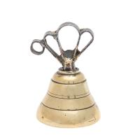 Колокольчик миниатюрный. Латунь, Западная Европа, первая половина ХХ века