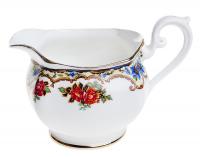 Сливочник "Антия". Фарфор, деколь, золочение. Staffordshire, Великобритания, 1930-е гг.