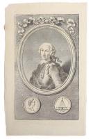 Портрет Фредерика Луи Нордена. Гравюра (середина XVIII века), Франция