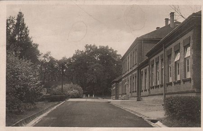Военный лагерь в Миловицах, 1941 год. Открытка