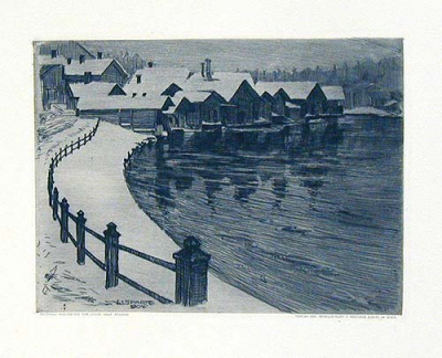 Пейзаж. Гравюра (начало XX века), Западная Европа