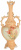 Ваза интерьерная "Лилиейник" викторианской эпохи. Фарфор, роспись, золочение. Высота 31 см. Великобритания, конец ХIХ века