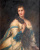 Картина "Портрет девушки в белом платье". Живопись, масло, третья четверть ХХ века