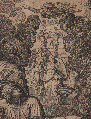 Эпизоды из Священной истории. Гравюра. Западная Европа, 1640 год