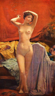 Томление. Репродукция картины Филиппа Захари. Франция, 1903 год