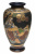 Satsuma! Ваза интерьерная. Фаянс, кобальтовое покрытие, ручная роспись в стиле "мориаж", рельеф, золочение. Высота 26 см. Satsuma, Япония, первая половина ХХ века