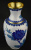 Ваза клуазоне "Голубые цветы". Латунь, эмаль. Китай, середина XX века