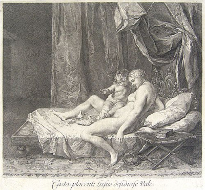 Lusus desidiose. Гравюра (XVIII век), Франция